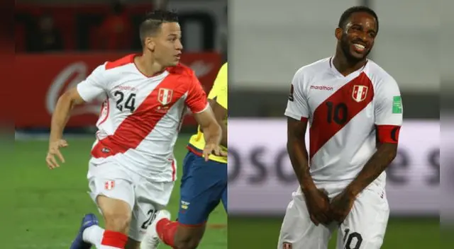 Crisitian Benavente y Jefferson Farfán se ponen a punto para su debut.