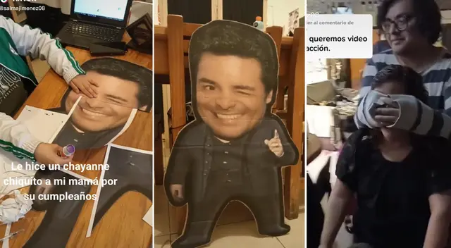 La mamita tuvo una curiosa reacción al ver a "Chayanne" en su casa