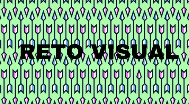 Reto visual nivel EXTREMO: Encuentra las 2 flechas con doble punta