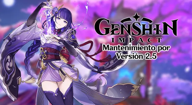 Genshin Impact versión 2.5: horario mantenimiento de servidores - Latinoamérica