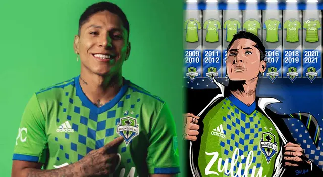 Rudíaz es imagen principal de la nueva camiseta de Seattle Sounders