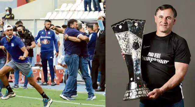 Carlos Bustos feliz por ser campeón Carlos Bustos feliz por ser campeón