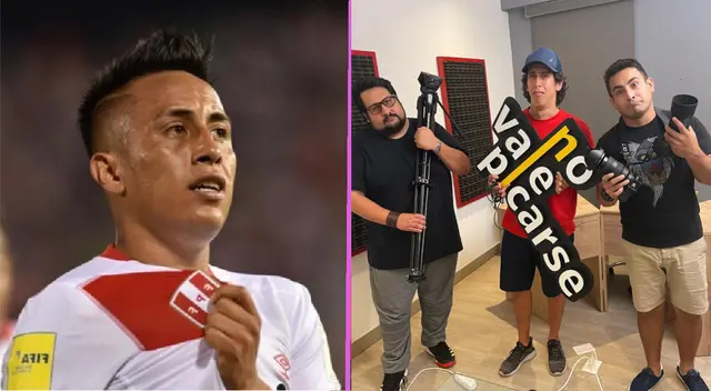 Mateo Garrido Lecca y Carlos Palma incluyeron a Christian Cueva en su burla. Mateo Garrido Lecca y Carlos Palma incluyeron a Christian Cueva en su burla.