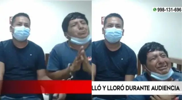 Delincuente rompió en llanto tras escuchar su sentencia: