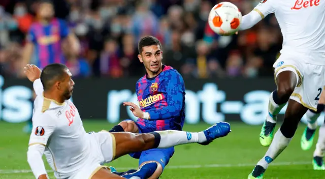 Barcelona y Napoli terminaron igualados en estos 90 minutos de Europa League Barcelona y Napoli terminaron igualados en estos 90 minutos de Europa League