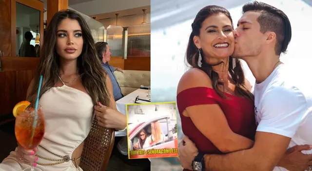 Flavia Laos y mamá de Patricio Parodi son captadas dándose tierno abrazo Flavia Laos y mamá de Patricio Parodi son captadas dándose tierno abrazo