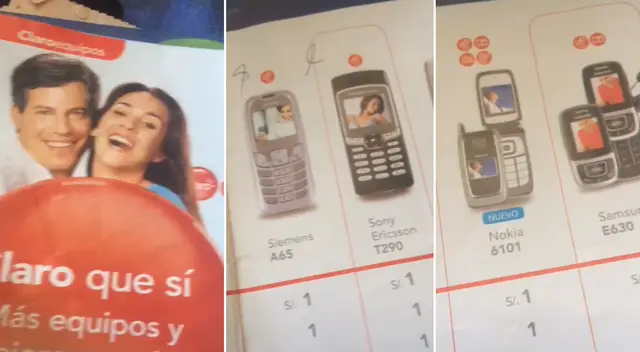Viral: joven encuentra un antiguo catálogo de celulares y video es furor en TikTok