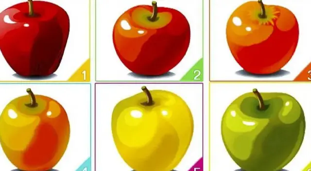 Test visual: La manzana que elijas revelará tu más grande placer Test visual: La manzana que elijas revelará tu más grande placer