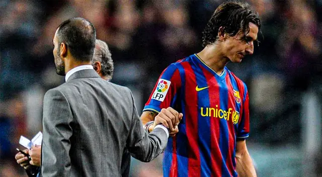 Barcelona con Zlatan Ibrahimovic Barcelona con Zlatan Ibrahimovic