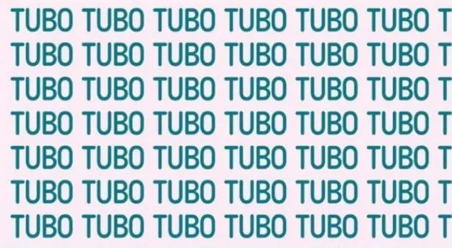 Reto visual EXTREMO: ¿Podrás ver la palabra 'Tuvo' en 10 segundos? Reto visual EXTREMO: ¿Podrás ver la palabra 'Tuvo' en 10 segundos?