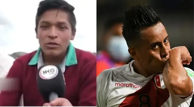 Joven que recibirá una laptop por parte de Cueva: