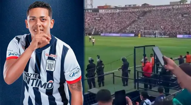 Joao Montoya celebró triunfo de Alianza Lima desde las tribunas. Joao Montoya celebró triunfo de Alianza Lima desde las tribunas.
