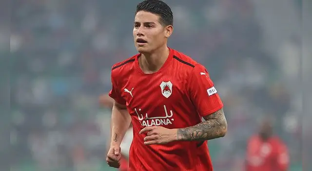 James Rodríguez juega en Qatar desde septiembre del 2021. Foto: AFP