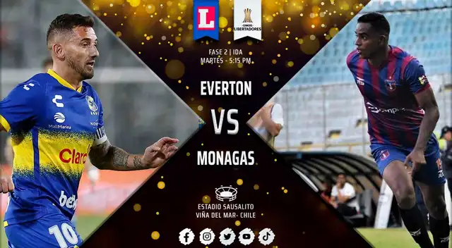 Everton vs. Monagas EN VIVO por Fase 2 de la Copa Libertadores