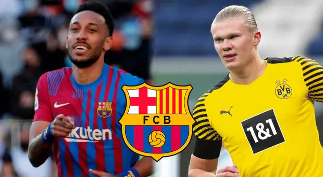 Pierre Emerick Aubameyang ya avecina la posible llegada de Erling Haaland a Barcelona