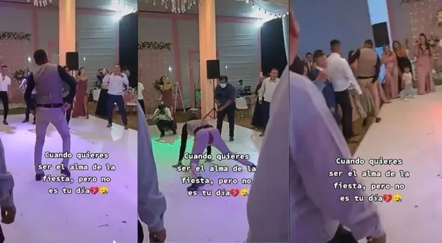 Sujeto intentó sacar los 'pasos prohibidos', pero terminó con el pantalón roto - VIDEO Sujeto intentó sacar los 'pasos prohibidos', pero terminó con el pantalón roto - VIDEO