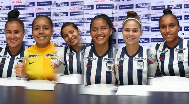 Alianza Lima oficializó el contrato profesional de 7 jugadoras