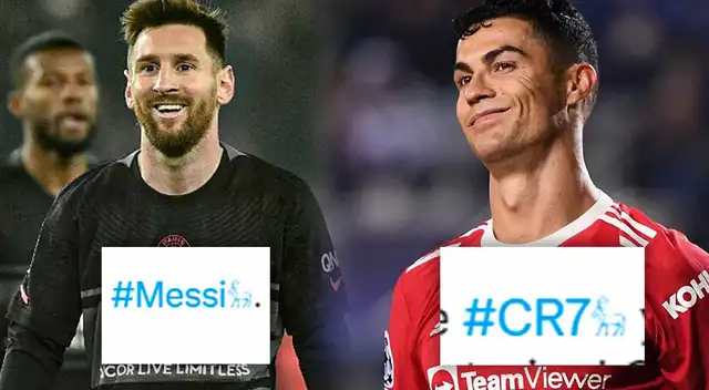 Lionel Messi y Cristiano Ronaldo, tendencia en Twitter Lionel Messi y Cristiano Ronaldo, tendencia en Twitter