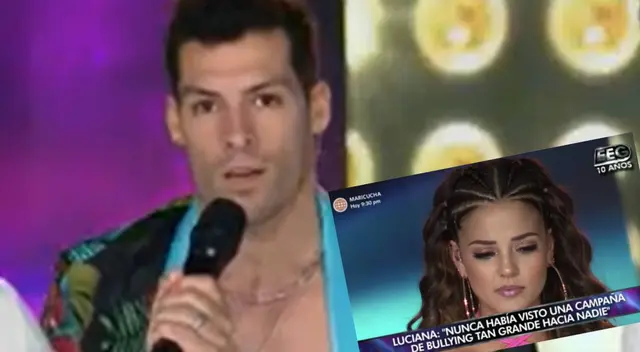 Patricio Parodi muestra su apoyo a Luciana Fuster