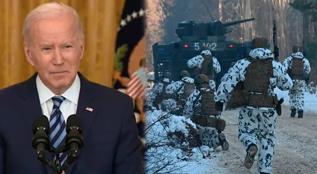 Joe Biden descartó intervención bélica contra Rusia.