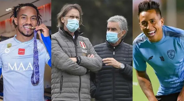 André Carrillo y Christian Cueva son los únicos peruanos que juegan en la Liga Profesional de Arabia. André Carrillo y Christian Cueva son los únicos peruanos que juegan en la Liga Profesional de Arabia.