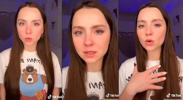Tiktoker rusa explica cómo Vladimir Putin ha explicado el actual conflicto con Ucrania.