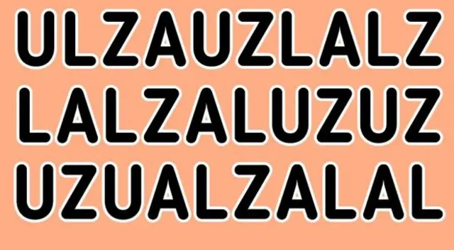¿Podrás hallar la palabra 'Azul'? Resuelve este acertijo visual en 5 segundos