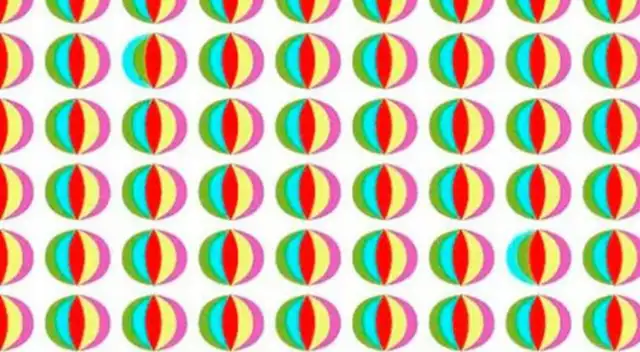 Reto visual EXTREMO: encuentra las 5 pelotas diferentes en 10 segundos Reto visual EXTREMO: encuentra las 5 pelotas diferentes en 10 segundos