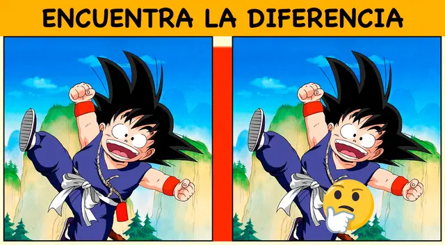 Solo tienes 5 segundos para encontrar la diferencia en el pequeño saiyajin. Solo tienes 5 segundos para encontrar la diferencia en el pequeño saiyajin.