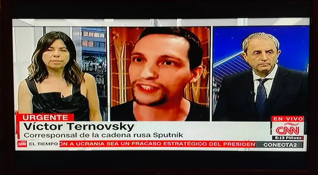 Victor Ternovsky perdió los papeles y defendió las acciones de Vladimir Putin.