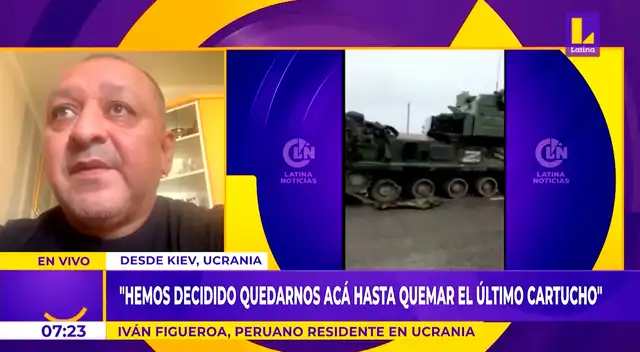 Peruanos en Ucrania se quedarán a defender el país de Rusia.