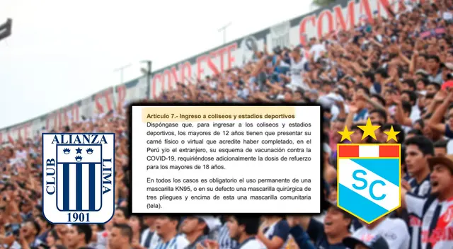 Alianza Lima vs Sporting Cristal con menores