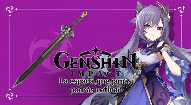 Genshin Impact: cómo obtener la espada más rara del juego