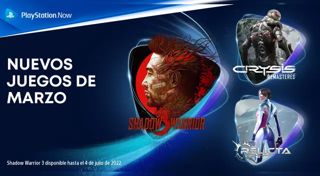 PlayStation Now: Shadow Warrior 3 encabeza la lista de juegos en marzo 2022 PlayStation Now: Shadow Warrior 3 encabeza la lista de juegos en marzo 2022