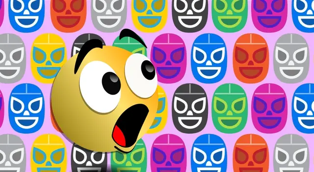Resuelve el reto visual sobre las máscaras de lucha libre sin boca. Resuelve el reto visual sobre las máscaras de lucha libre sin boca.