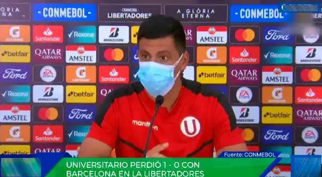 Federico Alonso habló de la derrota de la 'U' ante Barcelona SC