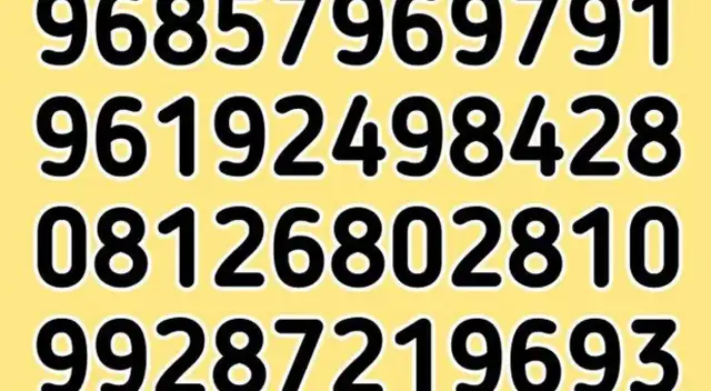 Encuentra el número 696 en este reto visual: Solo tienes 5 segundos para resolverlo