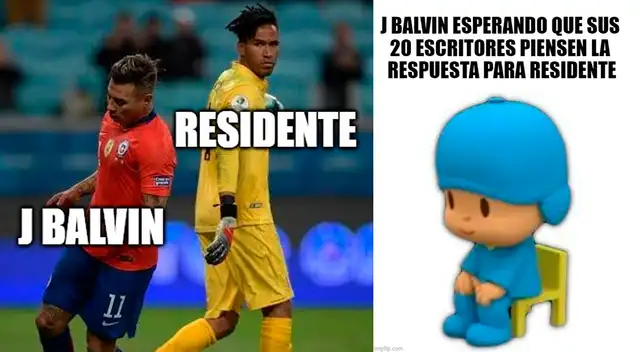 Memes de la rivalidad entre Residente y J Balvin se volvieron virales en redes sociales.
