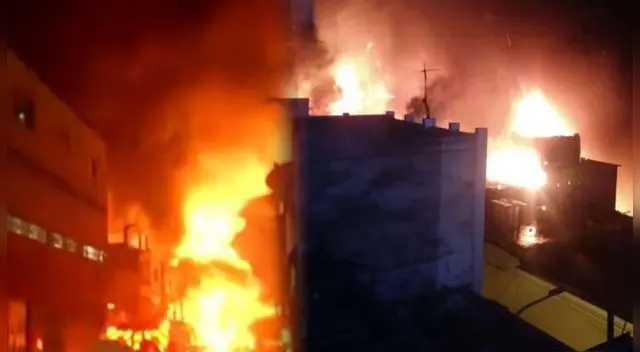 Incendio fue reportado alrededor de 6 de la tarde