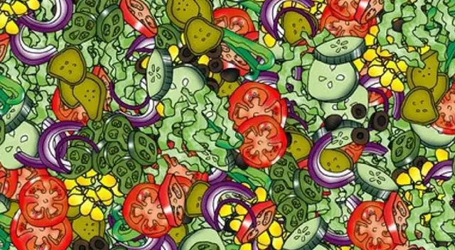 Hay un emperador oculto en la ensalada, ¿podrás hallarlo en 15 segundos?