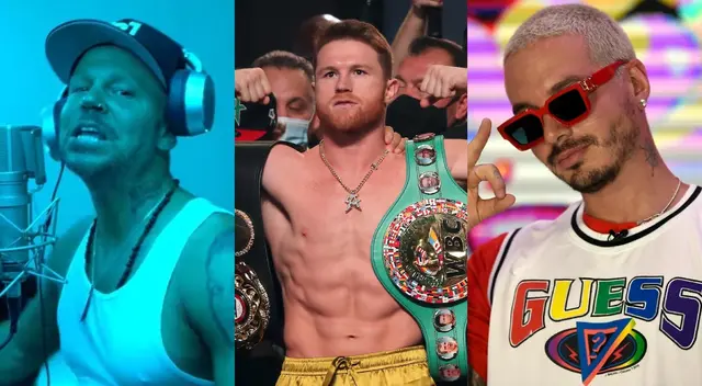 Canelo Alvarez intentó parar la polémica entre Residente y J Balvin.