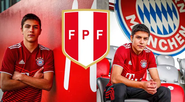 Matteo Pérez llegó en enero del 2022 a Bayern Múnich.