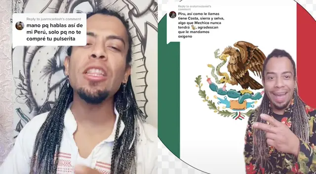 El mexicano ataca a Perú en varios de sus videos.