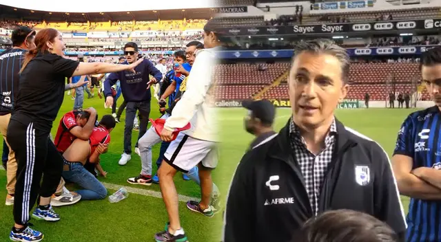 Presidente del Querétaro se mostró apenado por lo ocurrido en el campo Presidente del Querétaro se mostró apenado por lo ocurrido en el campo