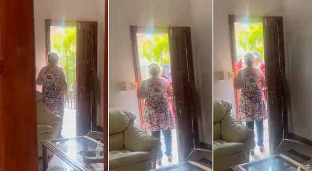 Mamita es sorprendida por su hijita de la manera menos esperada y desenlace es viral en redes
