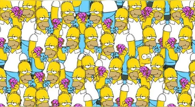 ¿Puedes encontrar a Bart el 'pequeño demonio'?: Tienes 10 segundos ¿Puedes encontrar a Bart el 'pequeño demonio'?: Tienes 10 segundos