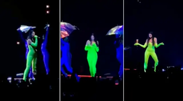 Viral: Dua Lipa es criticada por playback al caérsele el micrófono en plena canción Viral: Dua Lipa es criticada por playback al caérsele el micrófono en plena canción
