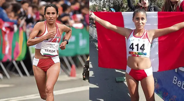 Gladys Tejeda felicitó a Kimberly Garcia