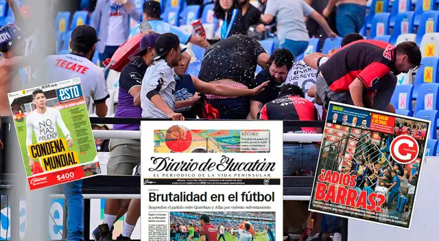 Portadas de México no callaron ante lo vivido en el Estadio Corregidora Portadas de México no callaron ante lo vivido en el Estadio Corregidora