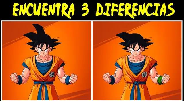 ¿Notas las 3 diferencias en el acertijo visual de 'Gokú'? Solo el 5% lo resolvió ¿Notas las 3 diferencias en el acertijo visual de 'Gokú'? Solo el 5% lo resolvió